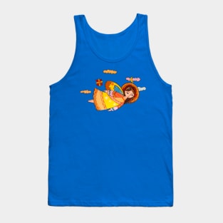 Flying christmas angel girl Tank Top